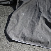 INTERIM / MILK PAINT VINTAGE WASH BLACK SHUTTLE CHAMBRAY HYPER BIG US NAVY WORK SHIRT TYPE2