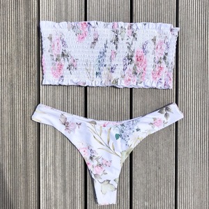 Bikini♡フラワーシャーリングビキニ ホワイト