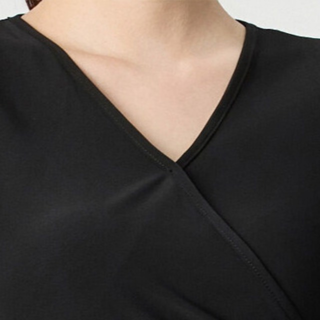 カシュクール フリルスリーブ メッシュスリーブ ダンストップス　ds1503