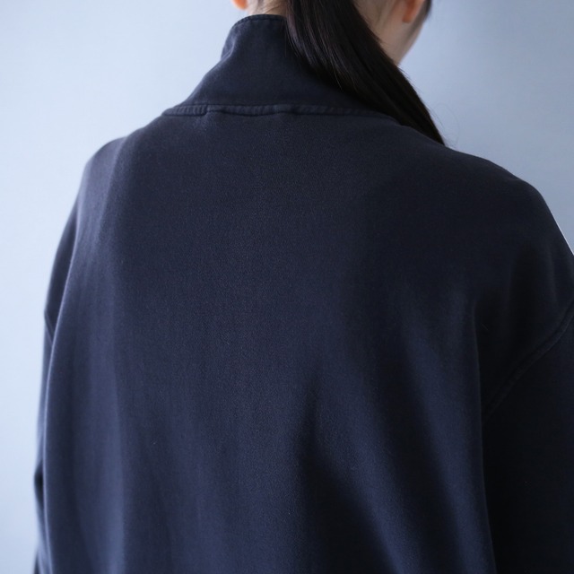 "adidas" one point logo embroidery  loose silhouette track jacket