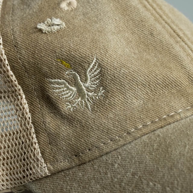 トラッカーキャップ クラッシュ（ベージュ）