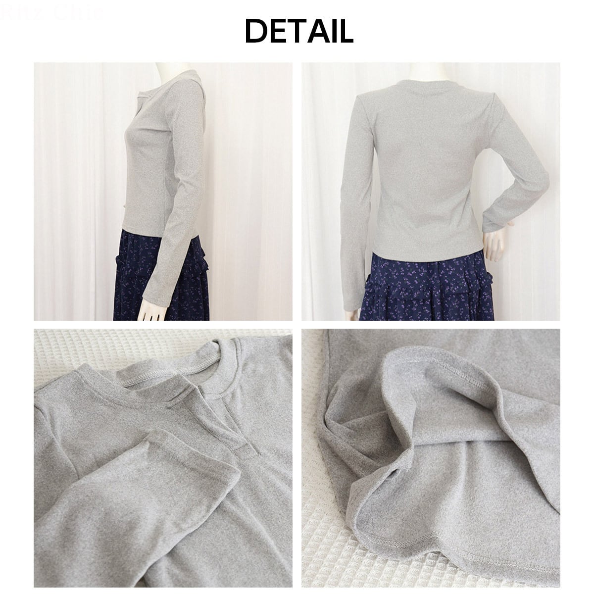 Vネック 長袖 Tシャツ レディース 春秋冬 韓国 無地 きれいめ シンプル 大人 カジュアル トップス インナー 細身 伸縮性 プルオーバー 大人可愛い 大人女子