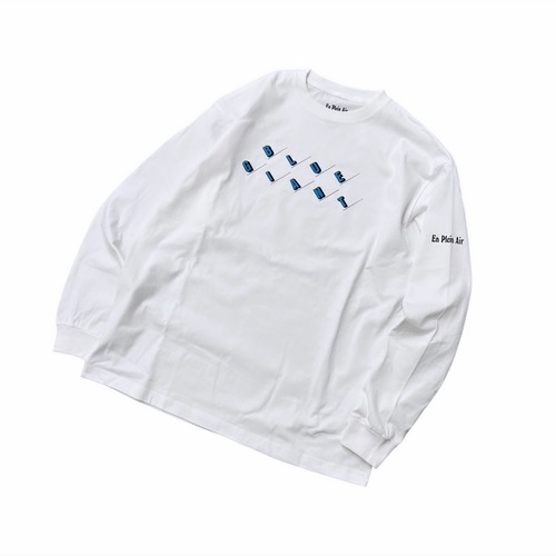 EN PLEIN AIR x BLUE GIANT / ANGLE L/S T-SHIRT WHITE