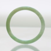 【内径 約58mm】 princess/clear green 翡翠バングル A貨翡翠 jd_bg1238