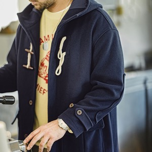 【UNISEX】College Style Duffle Coat / カレッジ スタイル ダッフル コート