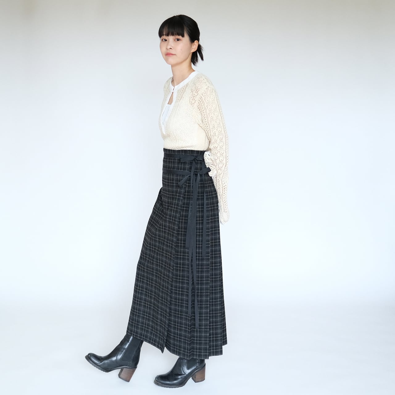★SINOON★RIBBON PLEATS SKIRT★リボン プリーツ スカート★ Ribbon Pleated Skirt リボンプリーツスカート | FOLK