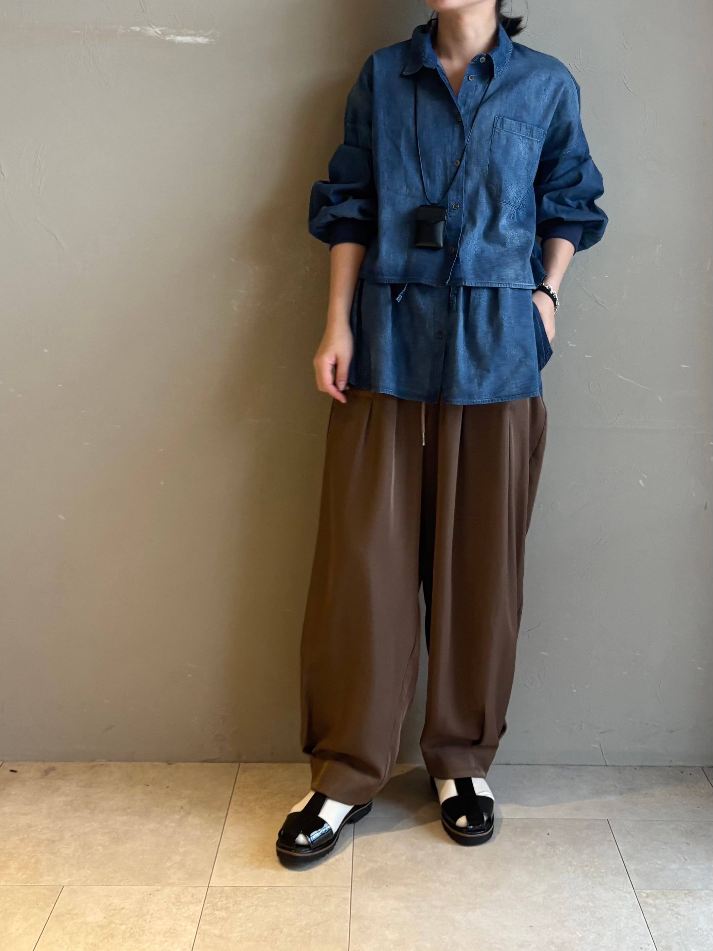 2wayレイヤードデニムシャツ | valance 福井｜レディース セレクト