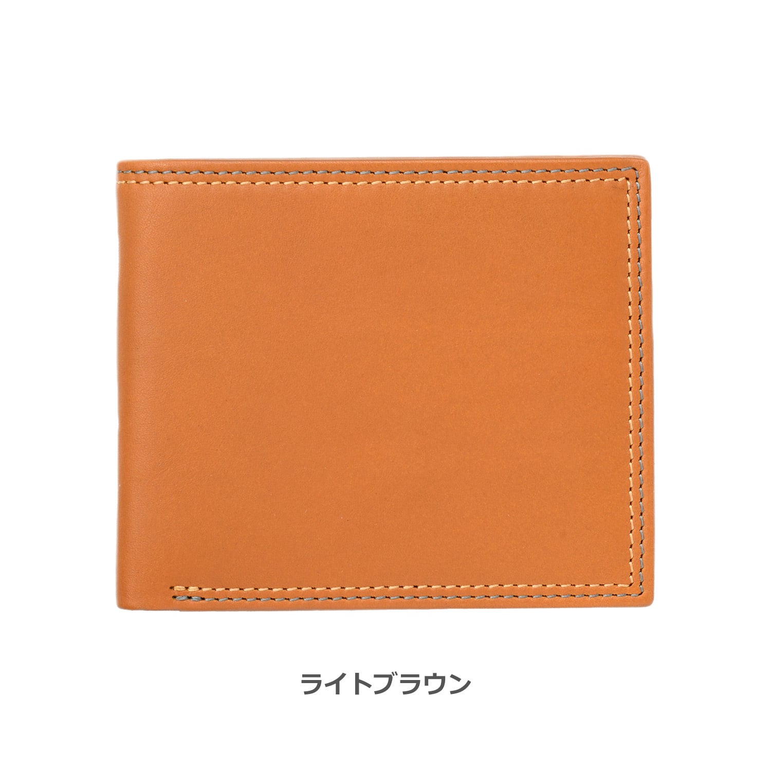 牛革キップレザー・ダブルステッチ2つ折り財布 ／SL-CD-3046 | MILAGRO
