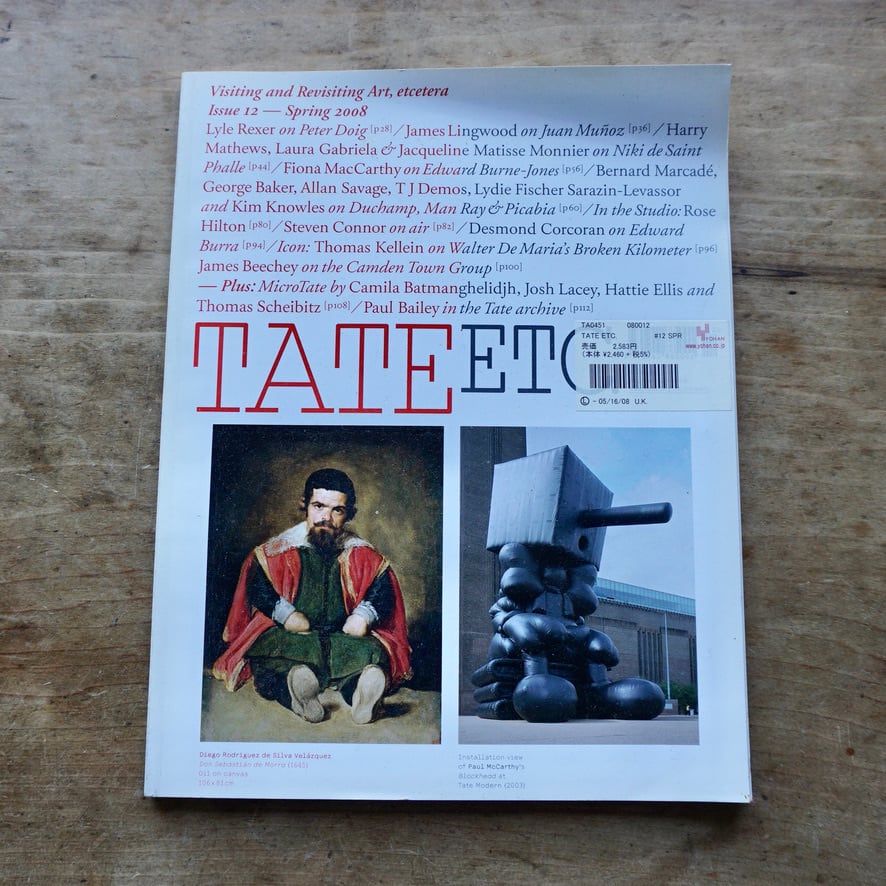 【絶版洋古書・雑誌】テートギャラリー刊行誌　Tate Etc. issue 12: Spring 2008　[310195561]