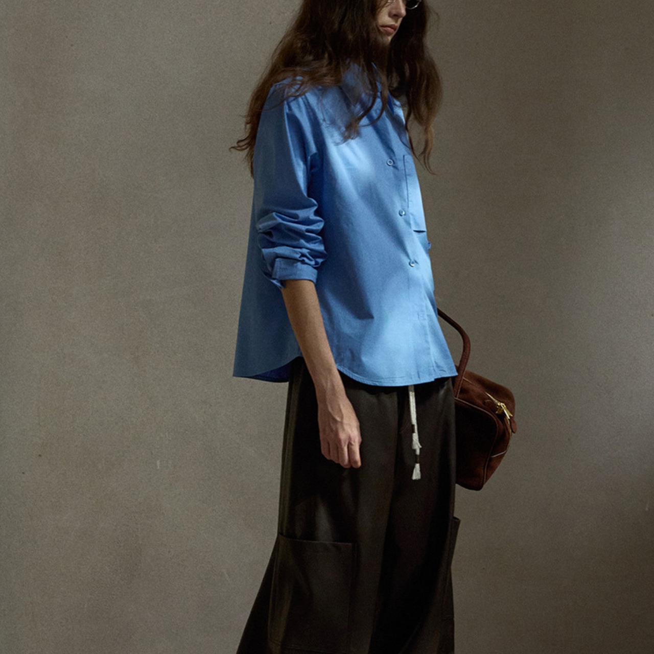 Minimal Cotton Shirt T4222