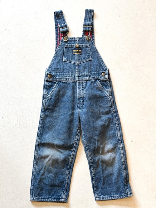 【100cm】VINTAGE 80'S  オシュコシュ デニム オーバーオール【9873】