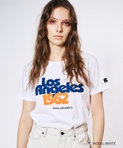 COOLA LA プリントコンパクトTシャツ (WHITE)　CQ-48097