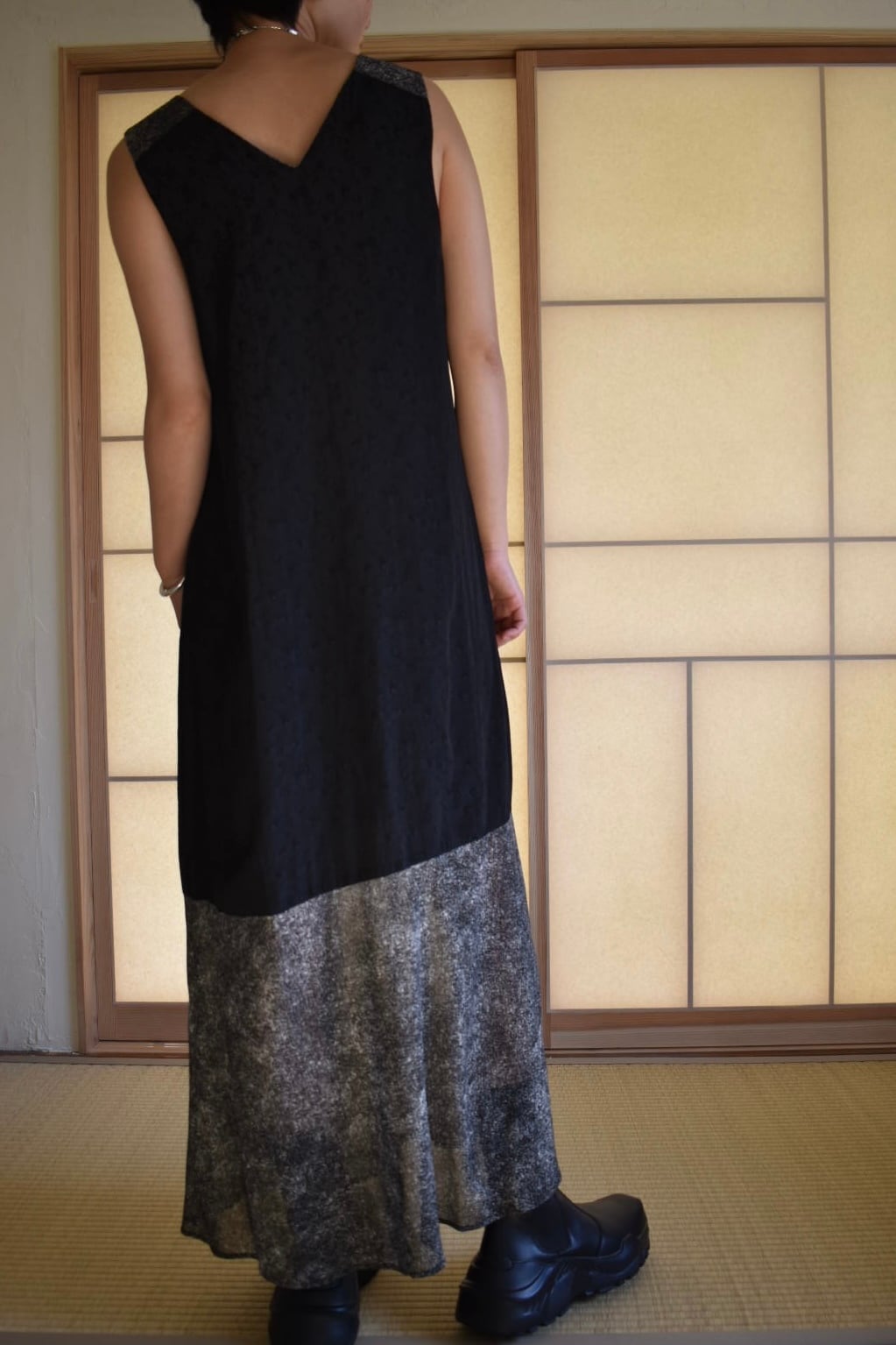 RITSUKO KARITA See-through layered dress（two piece・ensemble