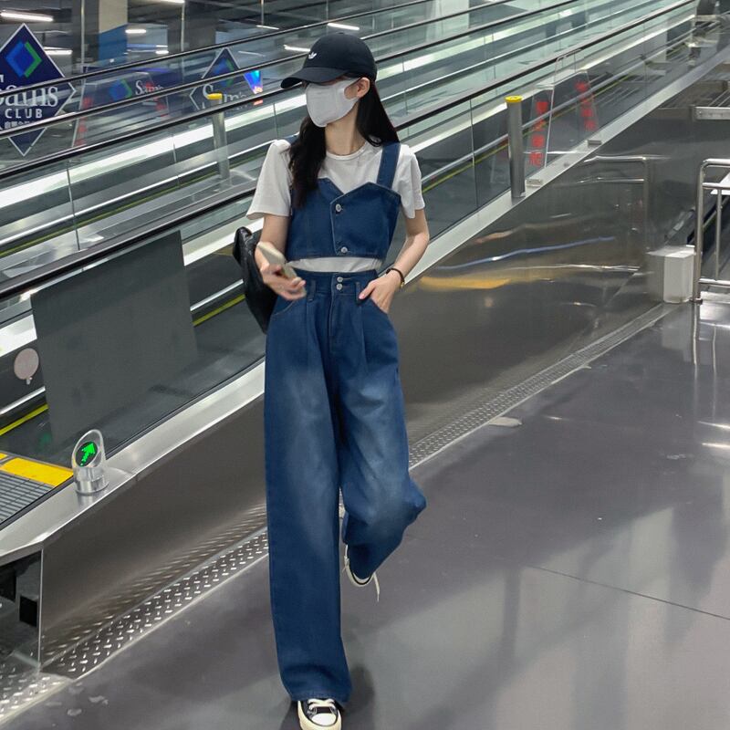 22ss デニムビスチェセットアップ 韓国レディースファッション通販 Krex ケーレックス