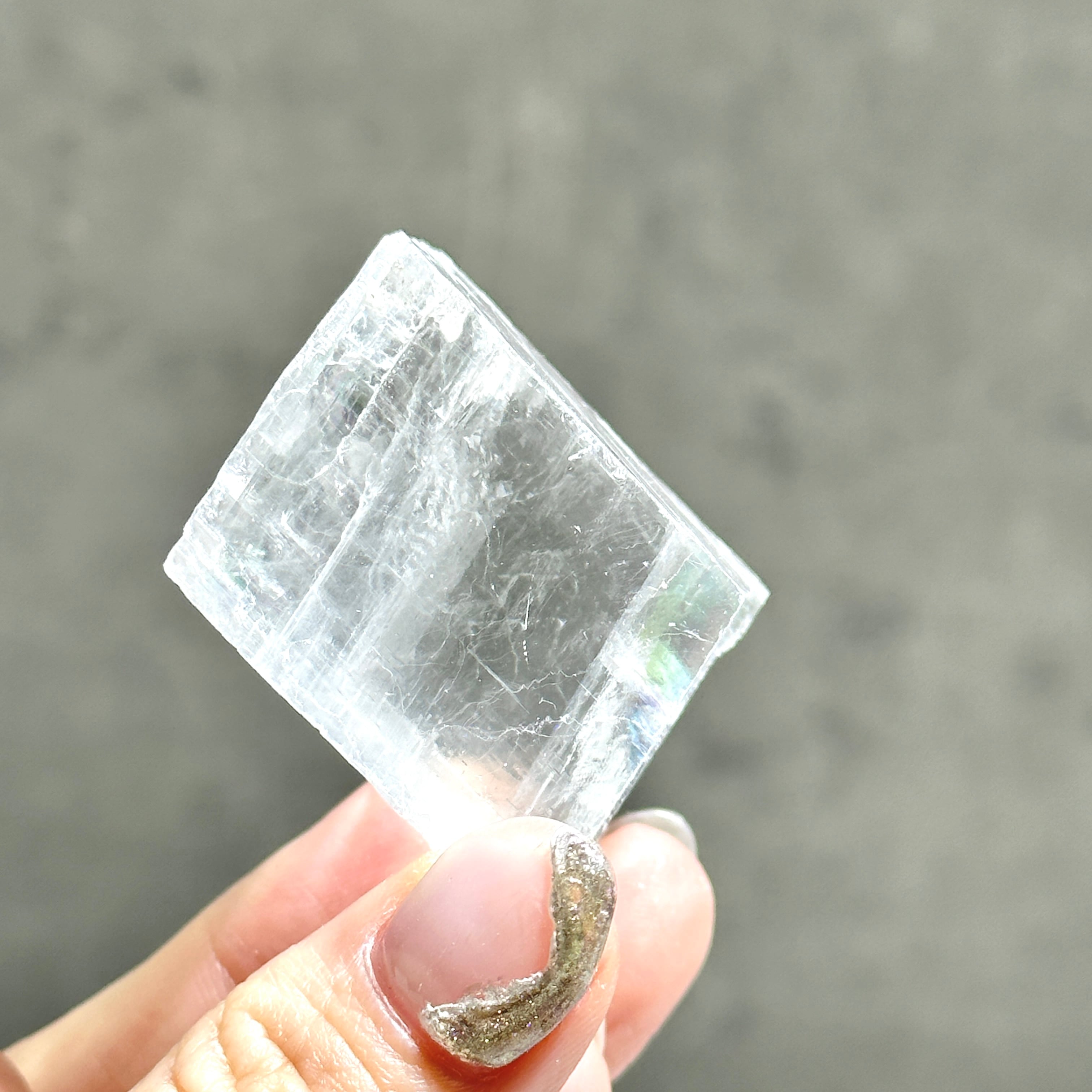 オプティカルカルサイト01◇ Optical Calcite ◇天然石・鉱物