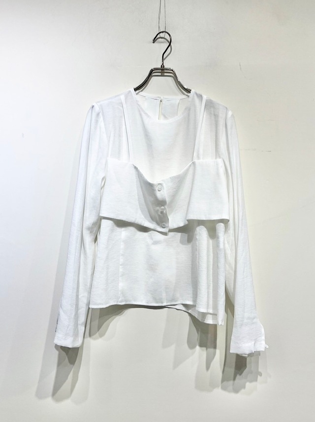 COTERIE　ビスチェドッキングシャツ