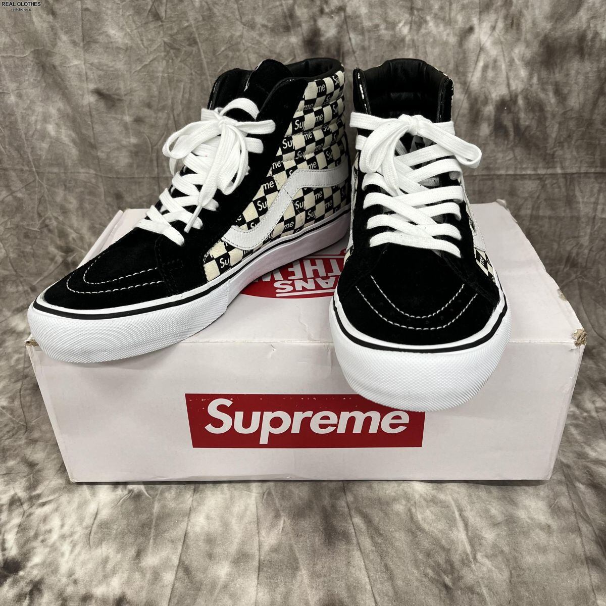 SUPREME シュプリーム ×VANS ヴァンズ 17SS スニーカー ハイ