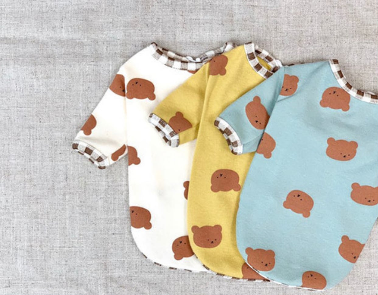 baby bear t-shirt XS ~ XL  /  犬服 新作 可愛い 犬の服 ドッグウェア 小型犬 中型犬 ペット 犬 猫 綿 top94