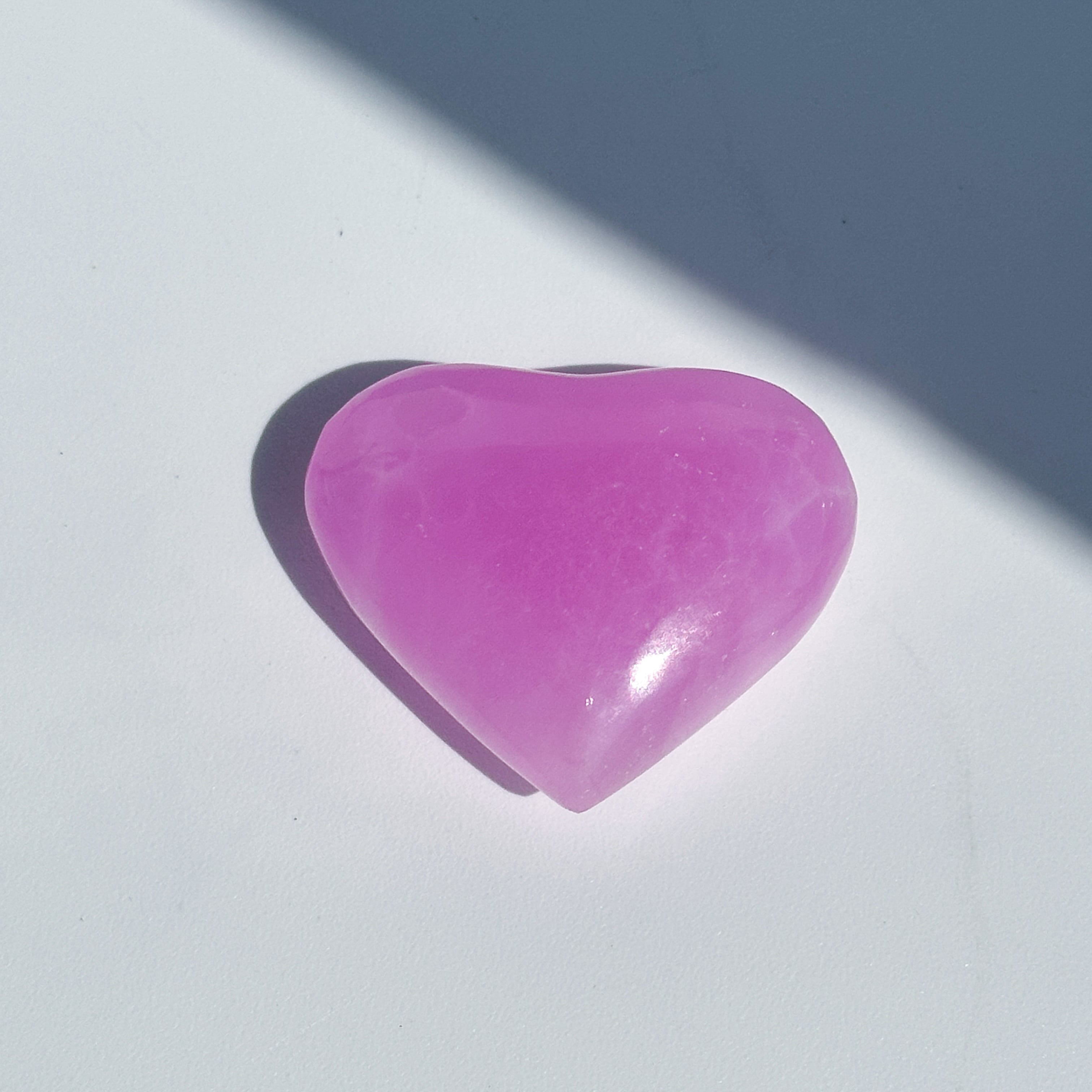 【高品質】ピンクアラゴナイト ハート53◇Pink Aragonite◇天然石・鉱物・パワーストーン