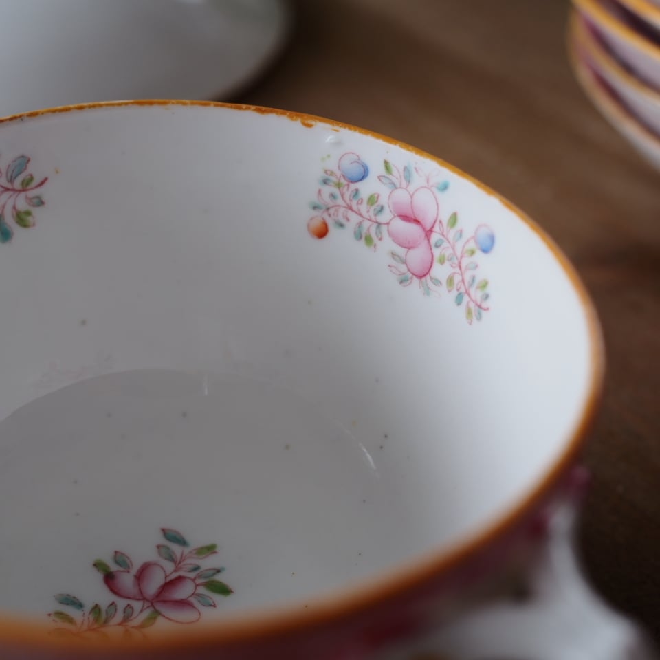 英国ミントン コカトリス ピンク ティーカップ＆ソーサー | antique