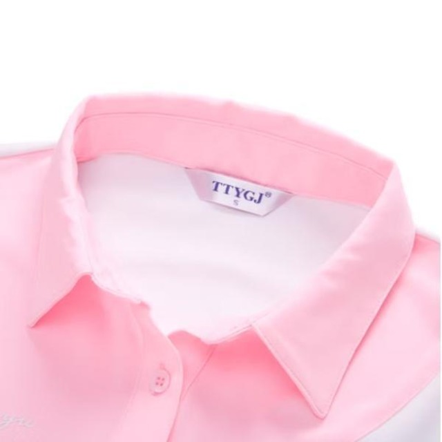 レディースゴルフウェア速乾ポロシャツ