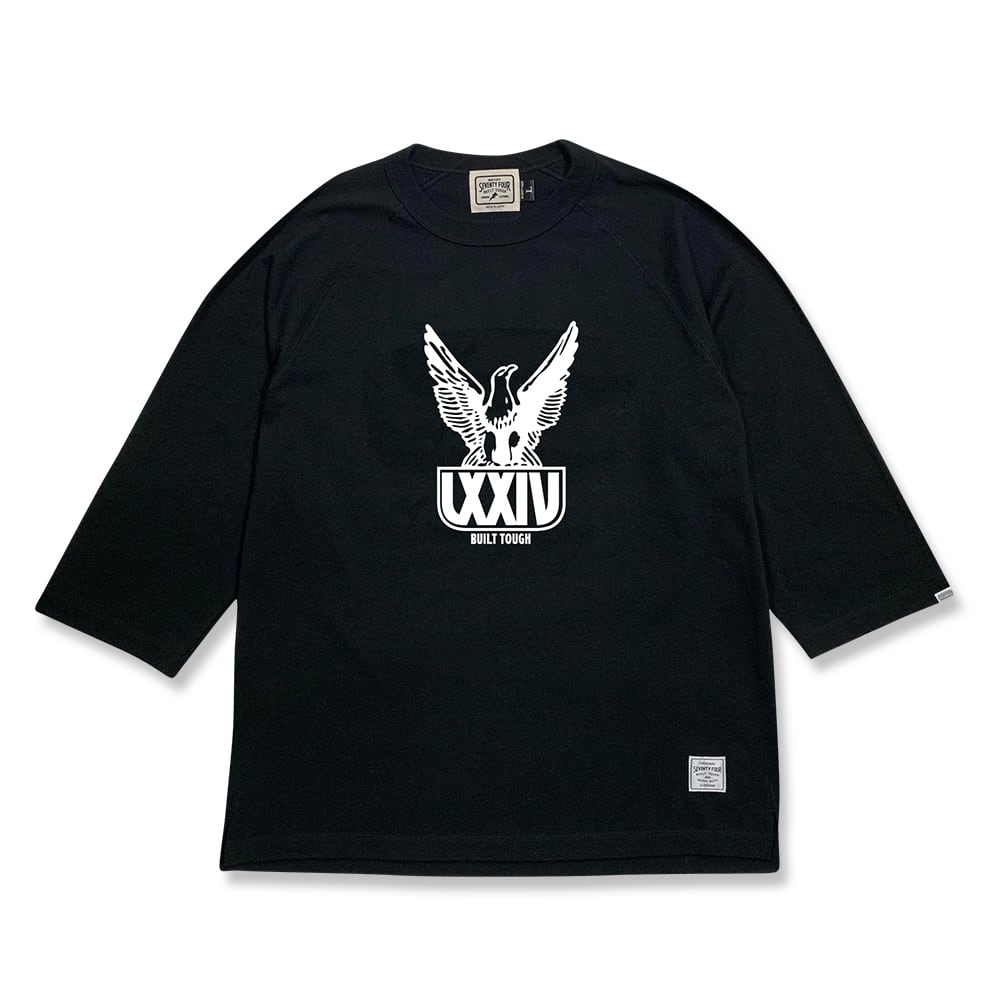 ハーフスリーブTシャツ / SEVENTY FOUR(セブンティーフォー) / WIDE T-SHIRT HALF SLEEVE (EAGLE & LXXIV)(STF26FW9)