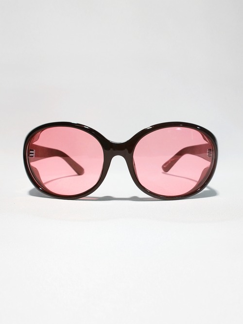 Round sunglasses - Black x Red