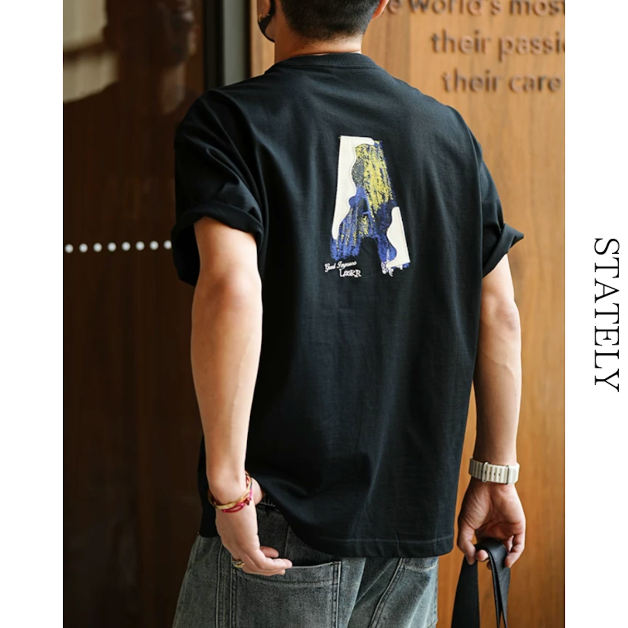 BAGOA Art ロゴ Tee/2color_T233・画像5