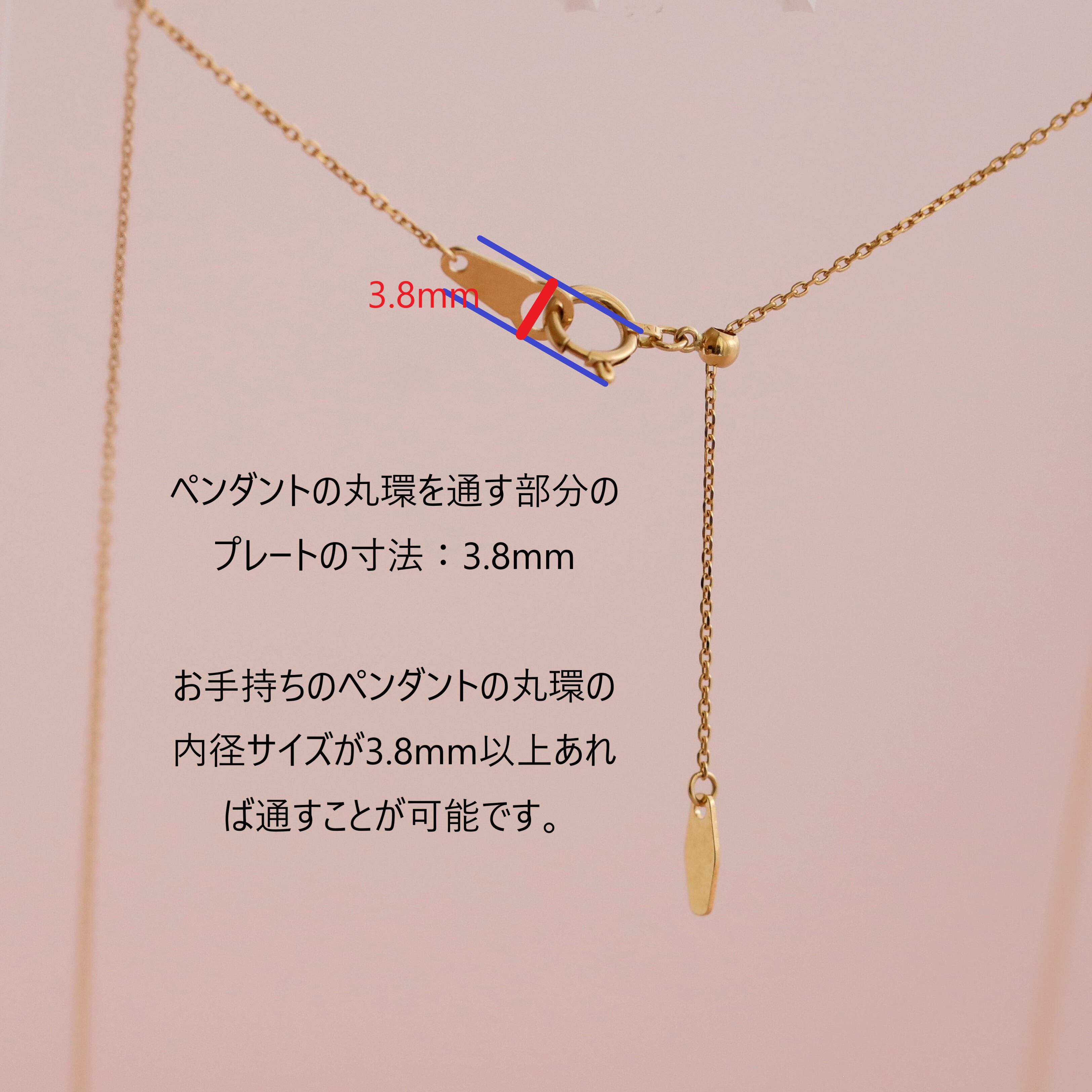 スタンダードチェーン K18ネックレス 45cm/50cm/55cm/58cm 選べる長さ