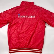 3WAY PEARLY GATES パーリーゲイツ リバーシブル 長袖 ベスト 中綿 ナイロン ジャケット ジャンパー 6/レッド メンズ ゴルフ