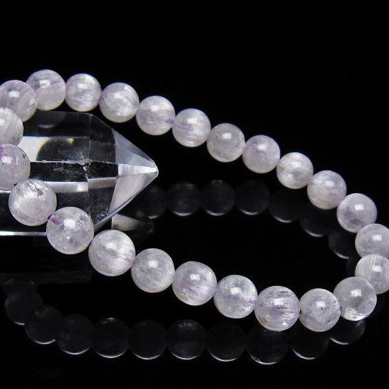 クンツァイト ブレスレット 8mm 一点物 メール便可 [M便 1/10] 111-40702