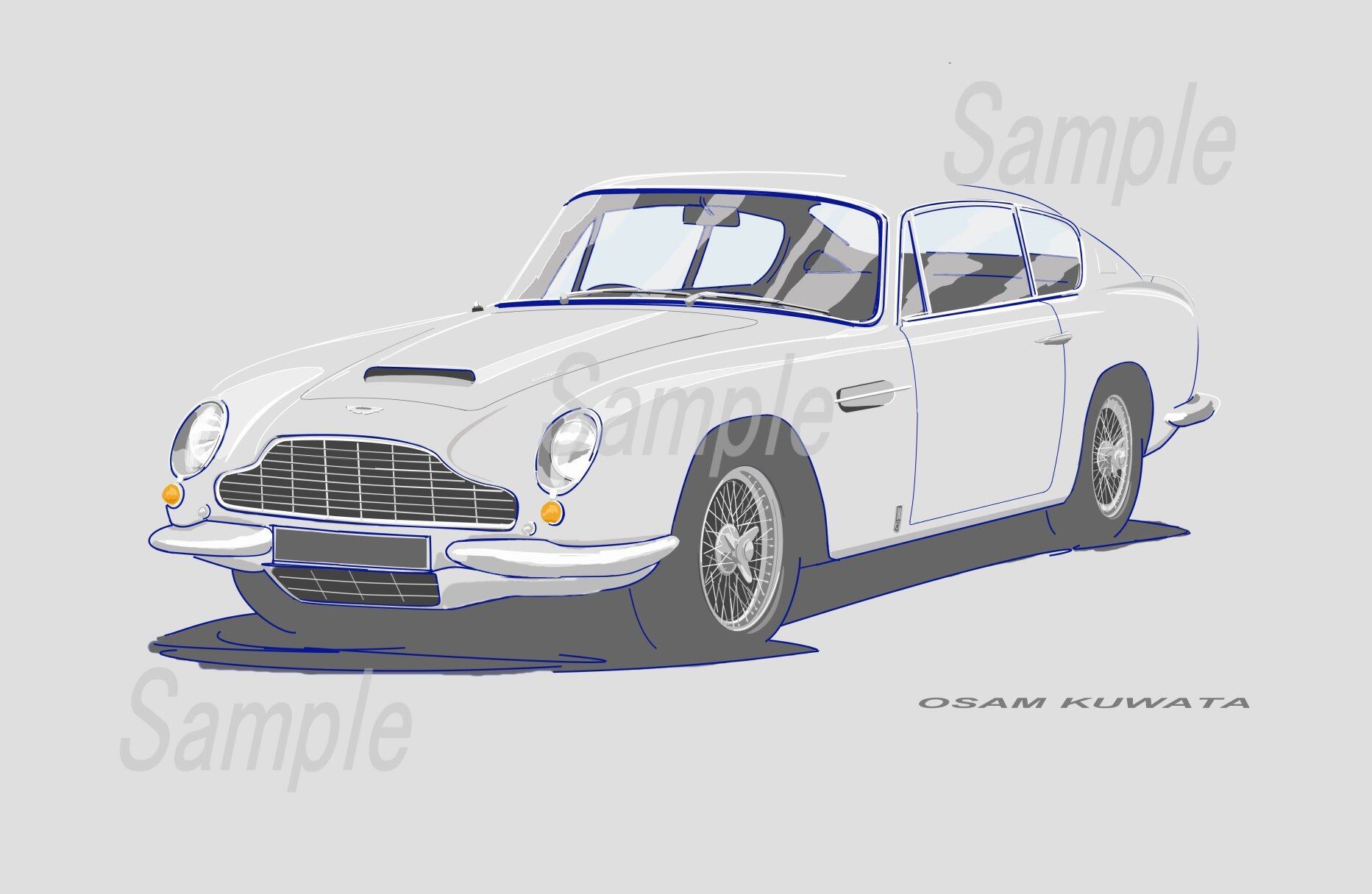 イギリス　Illustra製　ホワイトメタルベースのアストン・マーティンDB6 1966 Aston Martin DB6 Mk.1 | 株式会社BINGO