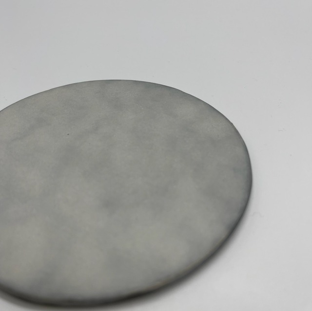 『鈴木智子(いにま陶房)』ひらひら皿11　薄白化粧　2110900364688