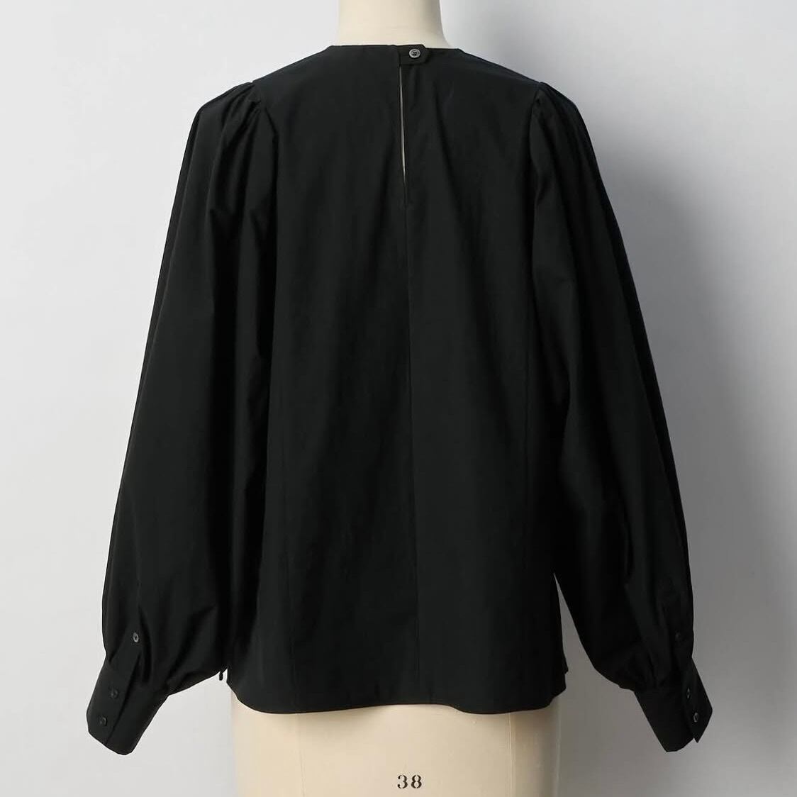 SINME ボリュームシャツⅡ ブラック | 1F Store