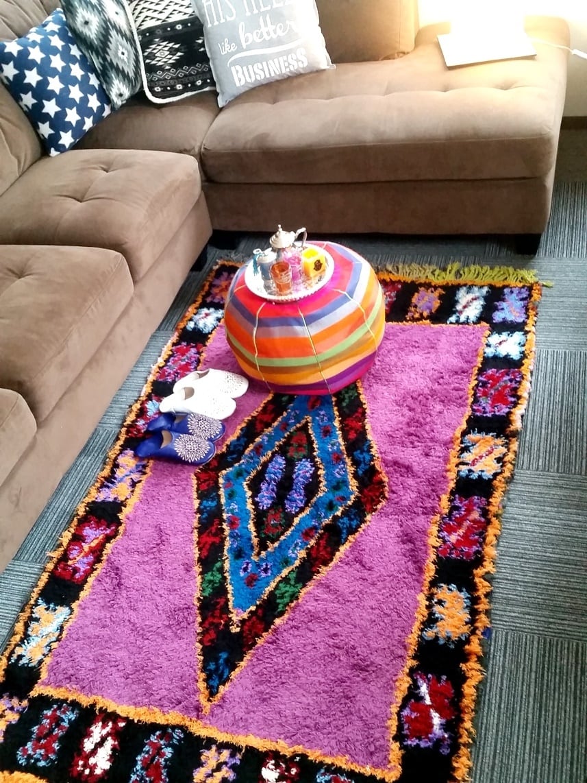 手織りのモロッコラグ 17643994 ハンドメイド・手芸 モロッコ ハンドメイド(手織り)ラグ