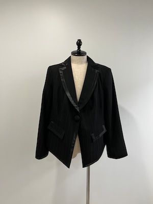 1990s design dress stripe classic tailored jacket