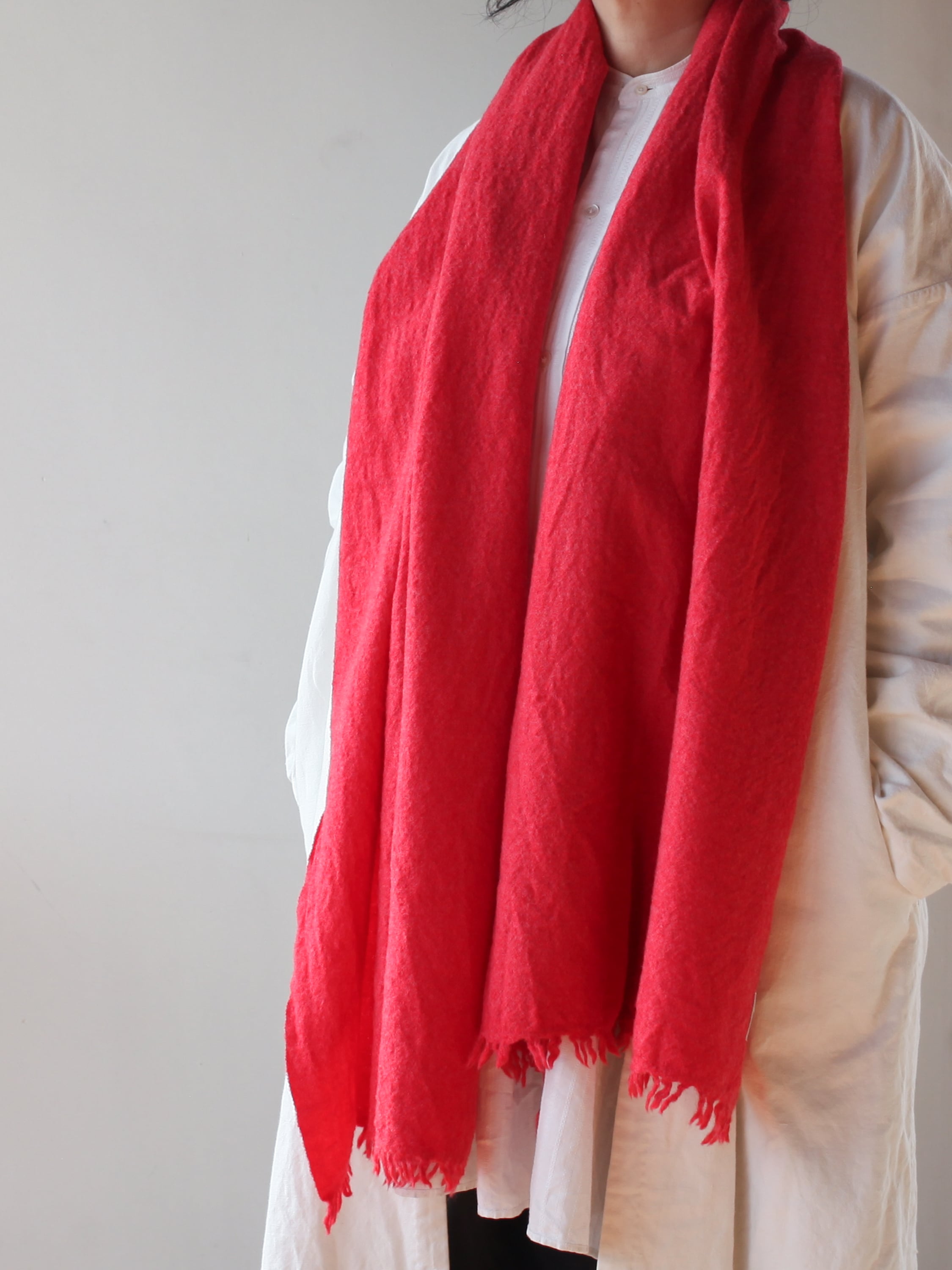 ローカリー LOCALLY |01992-2 muji muffler : TOP red