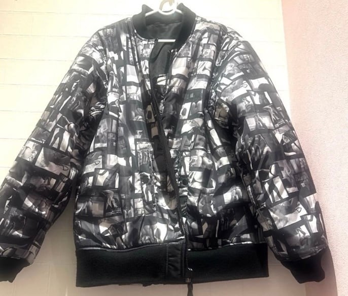 ジャケット・アウター FR2 Photo Collage Bomber Jacket(MA-1) L FR2 Photo Collage Bomber Jacket(MA-1) ブラック Lサイズ | 古着屋