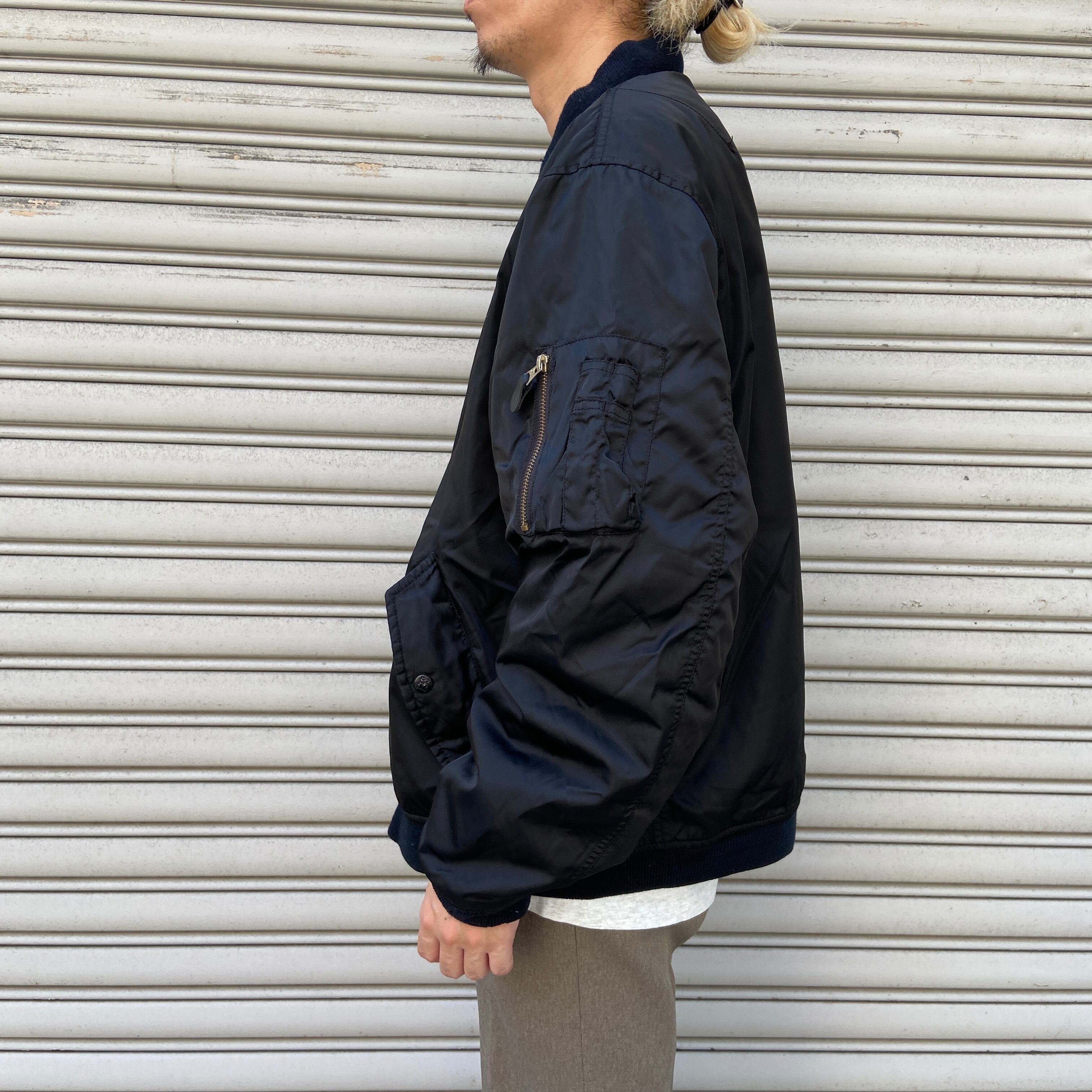 90s イングランド製 ローリングストーンズ MA-1 ツアージャケット XL