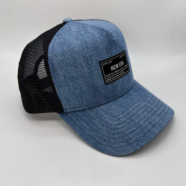 NEW ERA 9FORTY/940 A-Frame トラッカー Denim ウーブンパッチ ウォッシュドデニム