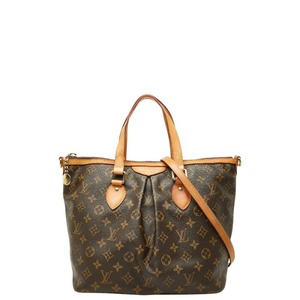 ルイ ヴィトン モノグラム パレルモPM ハンドバッグ ショルダーバッグ 2WAY M40145 ブラウン PVC レザー レディース LOUIS VUITTON 【中古】
