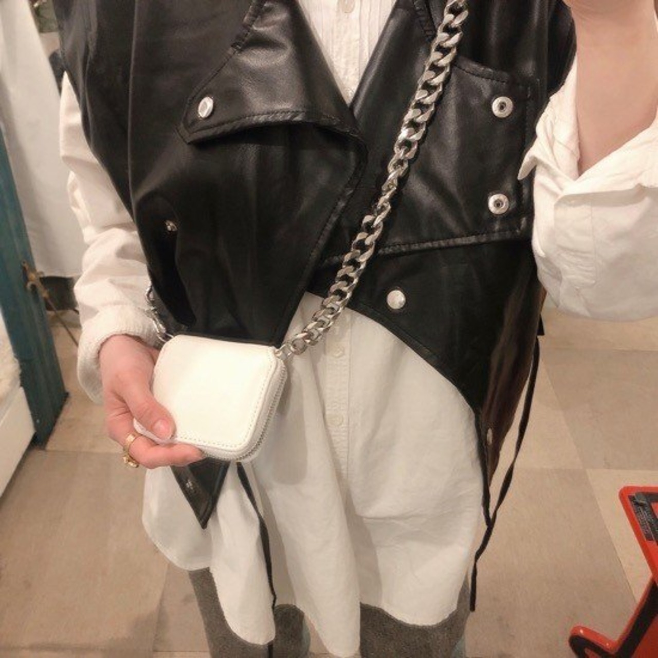 TOPANGA Bag　キャッシュレスバッグ　ホワイト