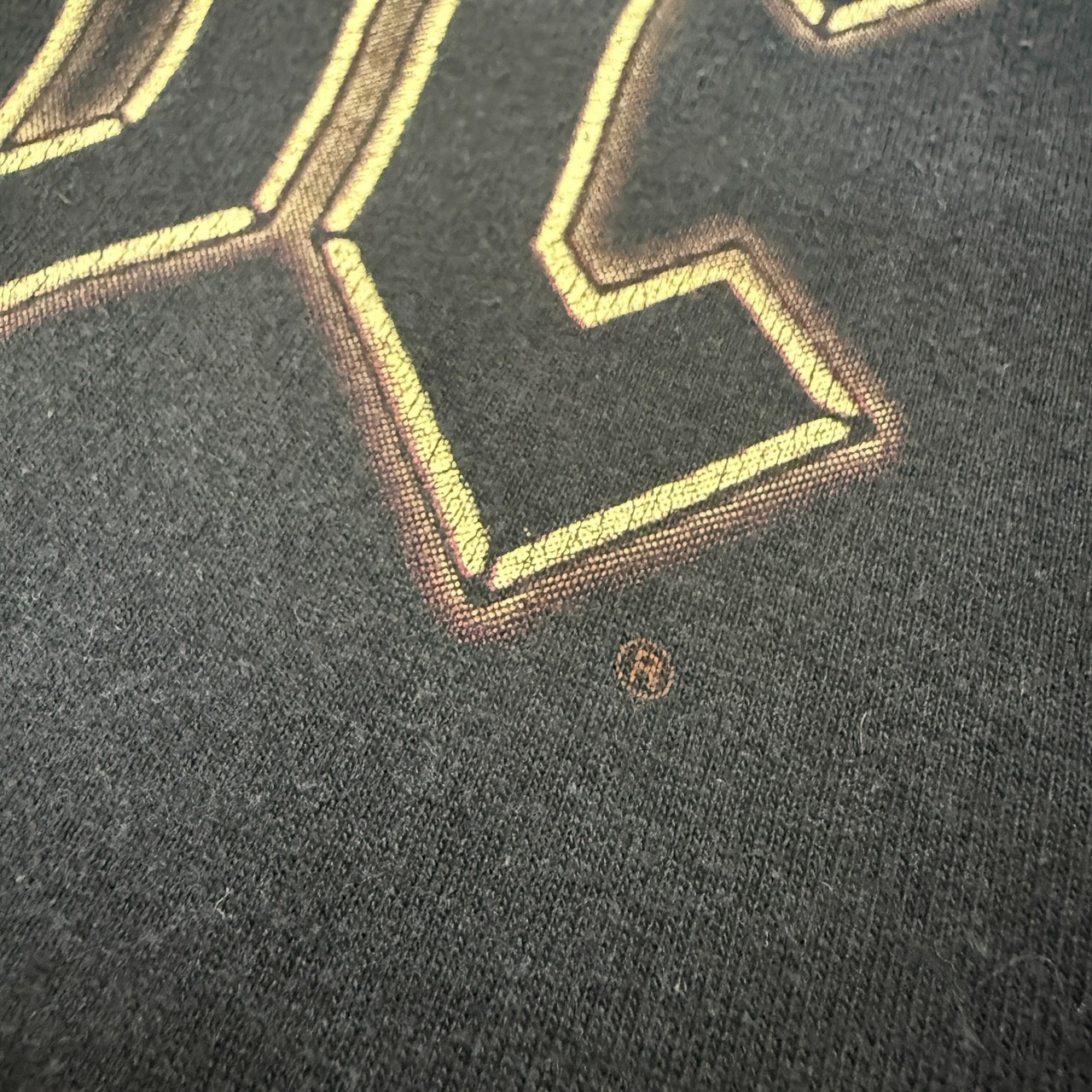 【AC/DC】エーシー・ディーシー "FOR THOSE ABOUT TO ROCK" Vintage ロングスリーブTシャツ