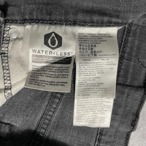 【W38 L34】 コロンビア製 japan levi's black 569 詳細写真5