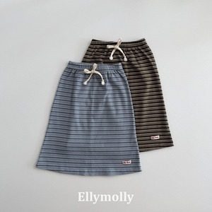 【予約】ELLY MOLLY Shadow long skirt