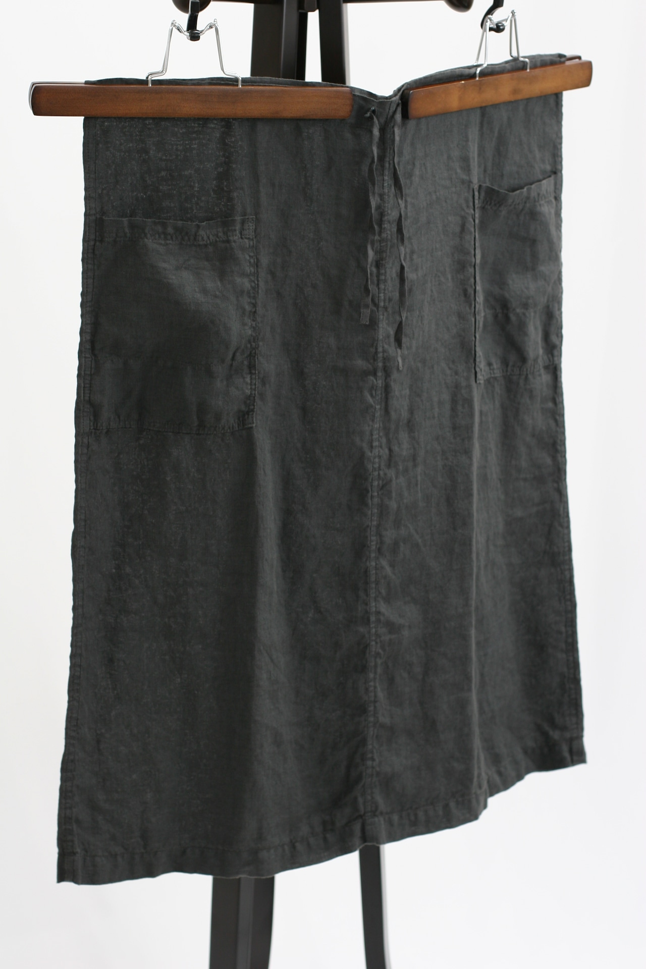 HTS(エイチティーエス)LINEN PLAIN OVERDYE EASY SKIRT リネン製品染め イージースカート