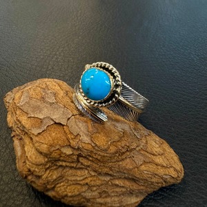 ハーヴィーメイス(Harvey Mace)24号 モレンシターコイズ フェザー12Kgfコンビリング 9mm幅