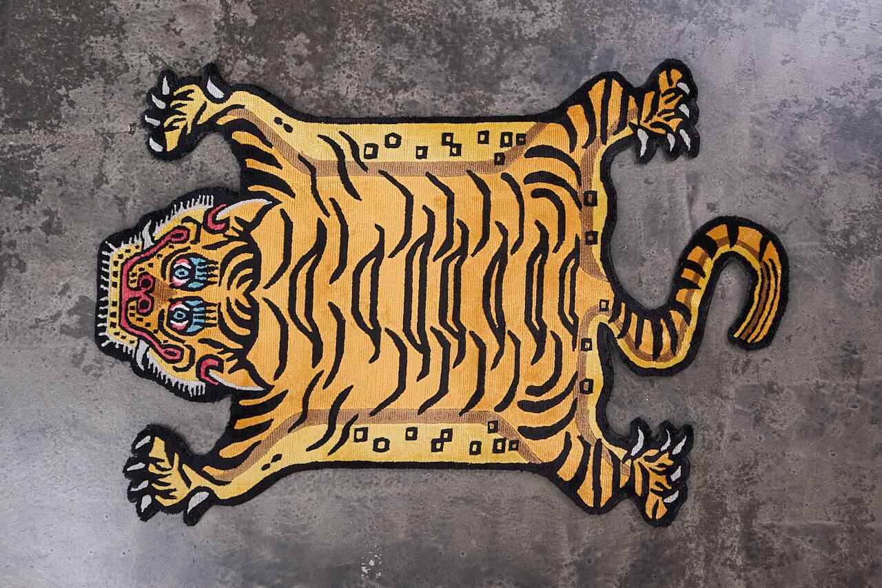 Tibetan Tiger Rug 《Sサイズ•シルク・オリジナル3・シグネチャー