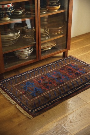 1058 -Vintage Baluch rug