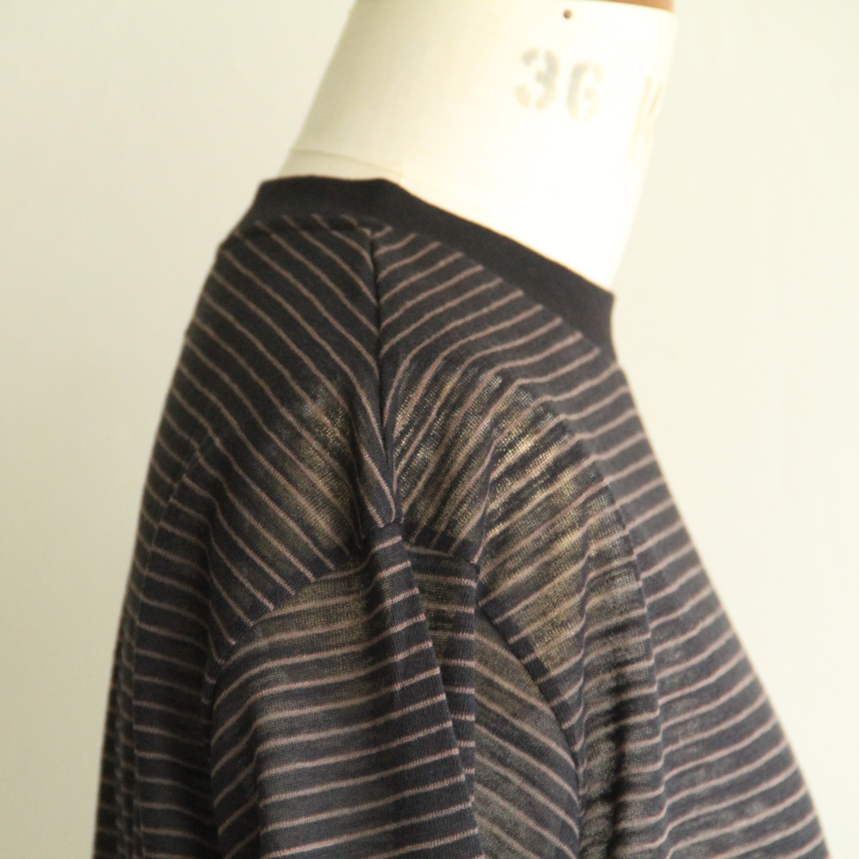 MAATEE&SONS L/S BORDER TEE SLUB 26ss